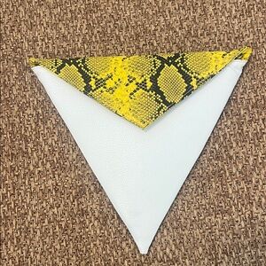 Yellow Python Clutch